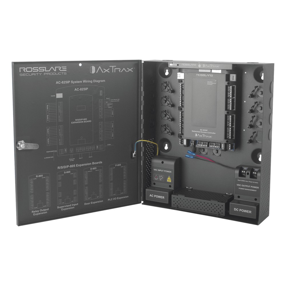 Controlador de acceso para 4 lectoras / Expandible a 56 Lectoras / Com