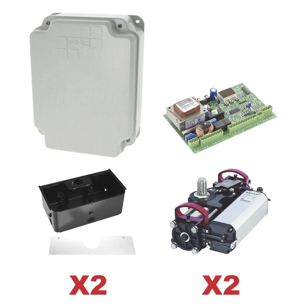 Kit de Operadores Subterraneos FAAC S800 a 115V Para Puertas Abatibles
