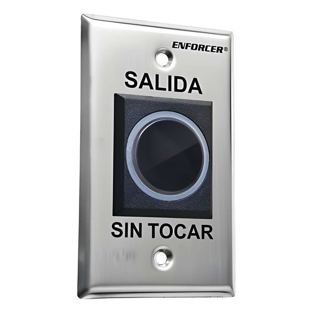 Botón de Salida sin Contacto / Sensor IR / Iluminado / Normalmente Abi