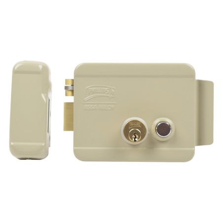 Cerradura Eléctrica / Incluye Llave /Con Botón integrado / Izquierda /