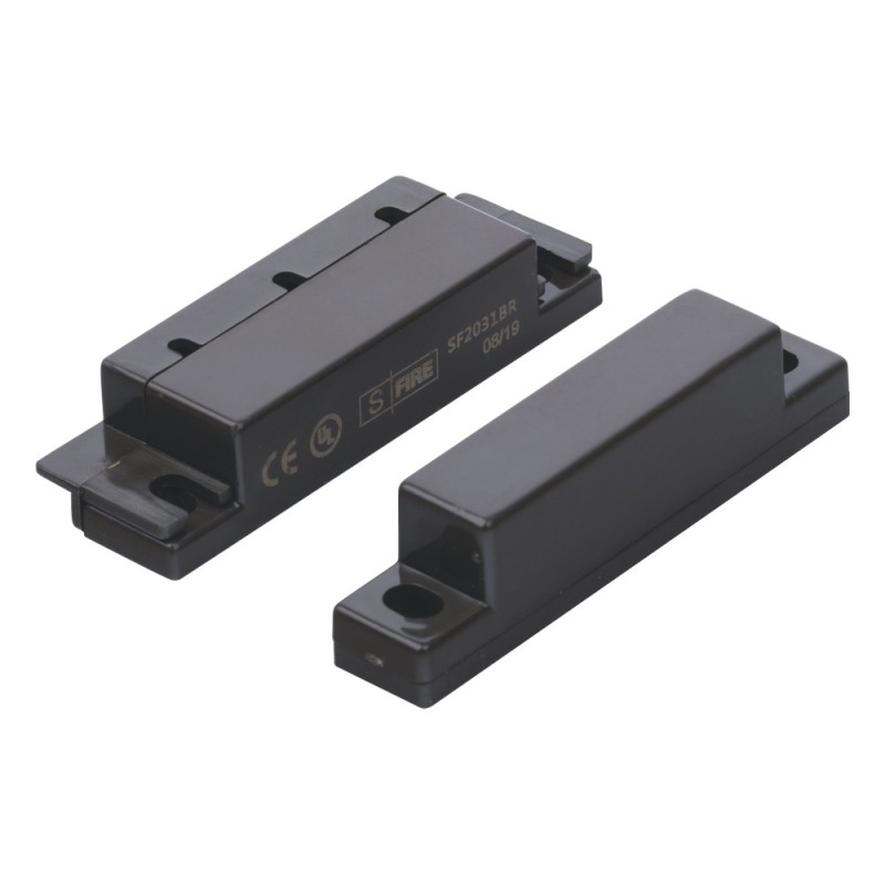 Contacto magnético para puertas y ventanas color café / GAP: 33mm