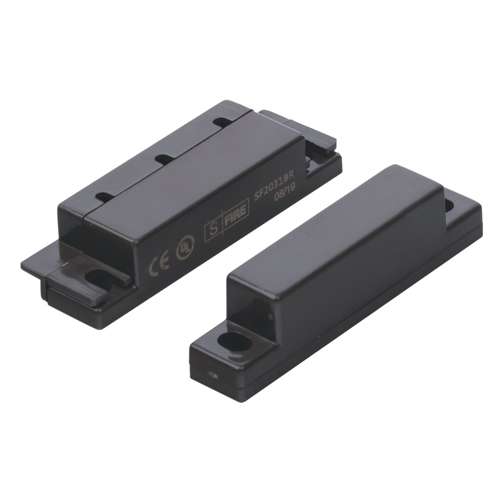 Contacto magnético para puertas y ventanas color café / GAP: 33mm