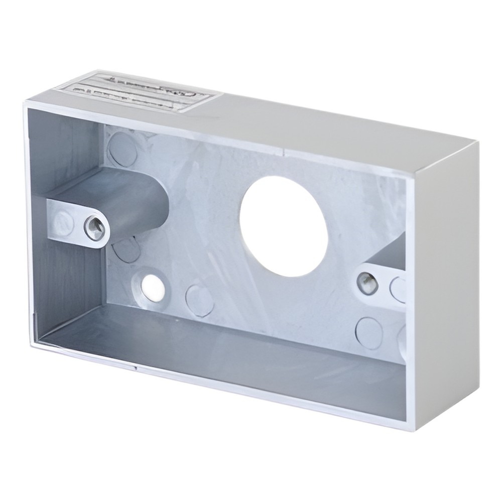 Caja cromada para instalación del botón PRO800B