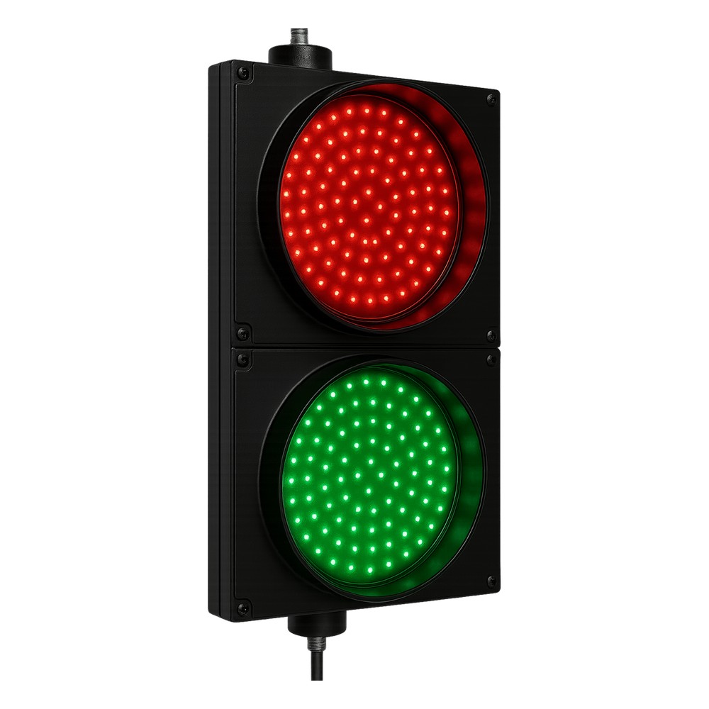 Semáforo / Señalización Rojo y Verde / Diametro 20 cm.