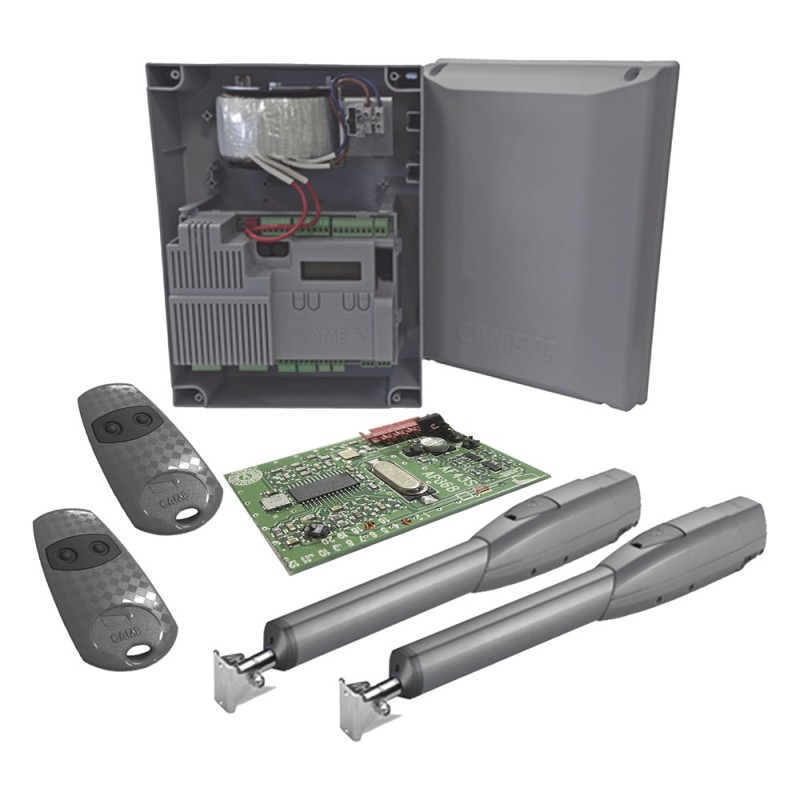 Kit de Operadores para Puertas Abatibles de hasta 3 Metros y 400 Kg AT