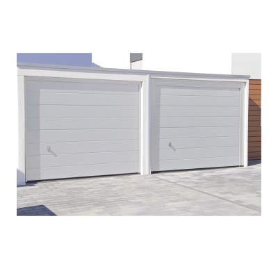 Puerta de Garage de Alta Calidad / Linea Central / Color Blanco 12X8 p