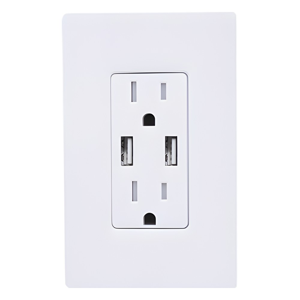 TOMACORRIENTE 15 AMP CONECTOR USB - Accesorios | LECOSYS
