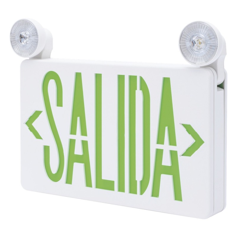 Letrero de Emergencia LED DUAL de SALIDA con | LECOSYS