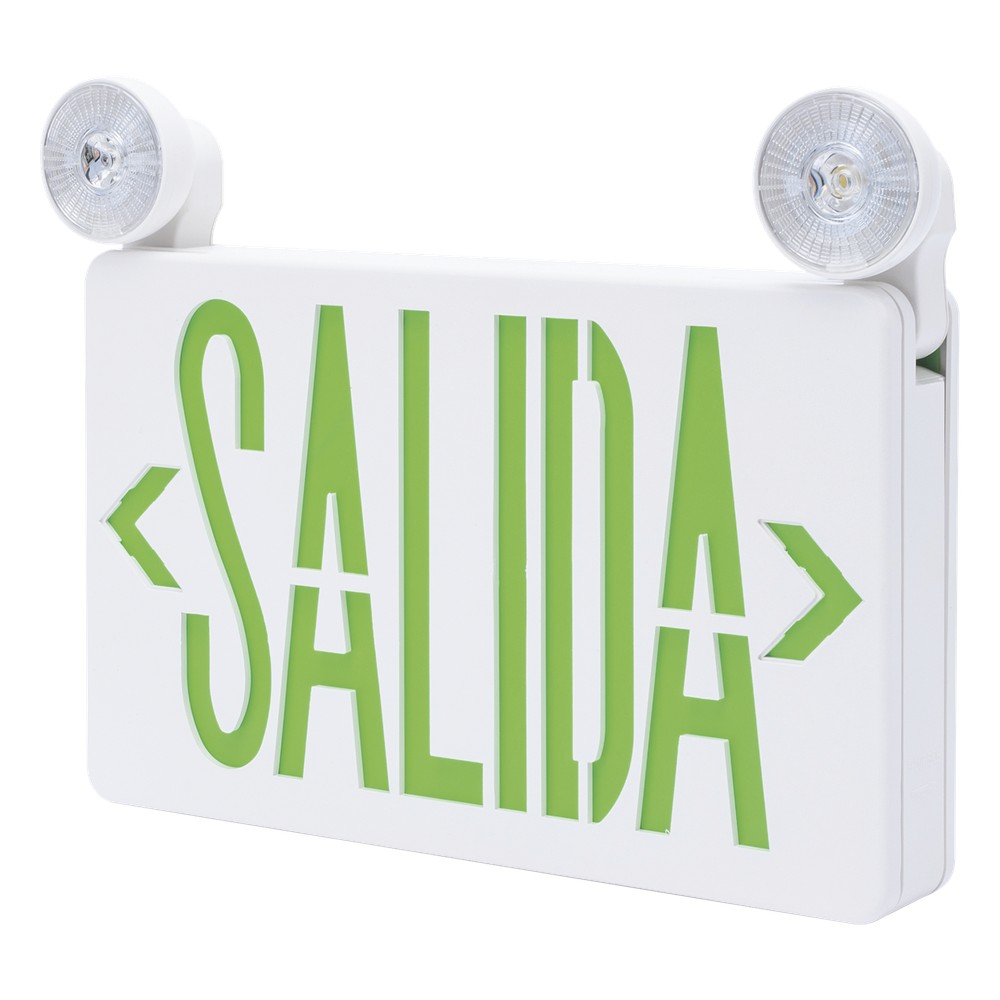 Letrero de Emergencia LED DUAL de SALIDA con | LECOSYS