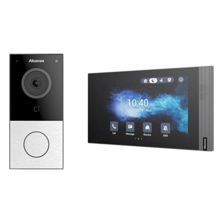 Kit Akuvox WIFI E12W + S562W - Lectores y RFID | LECOSYS