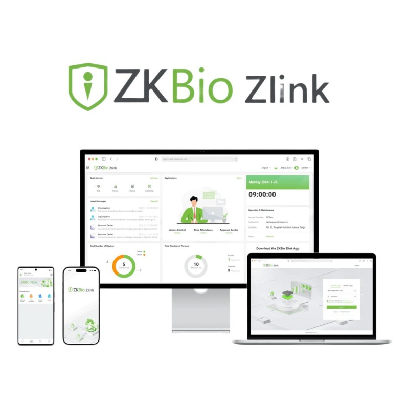 ZKBio Zlink es una plataforma IoT basada en la | LECOSYS