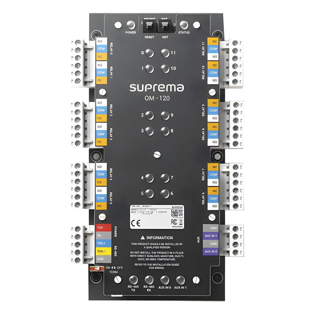 Módulo de Control / 12 Relevadores de Salida | LECOSYS